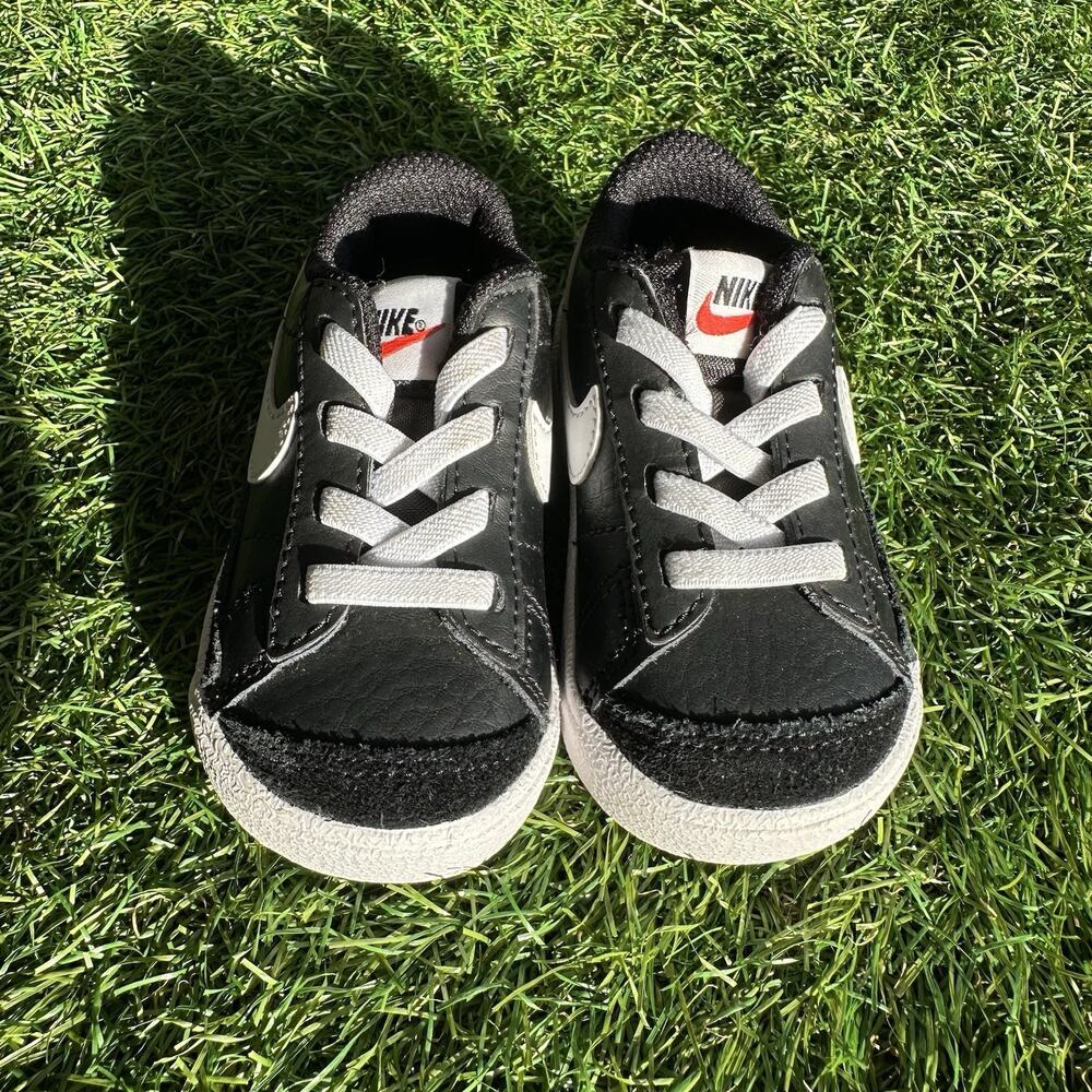 Nike Blazer Low ‘77 Toddler Size 4c‎ Black White